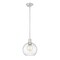 Z-Lite Margo 1 Light Pendant, Brushed Nickel And Clear Seedy 7501P10-BN - alternate 1